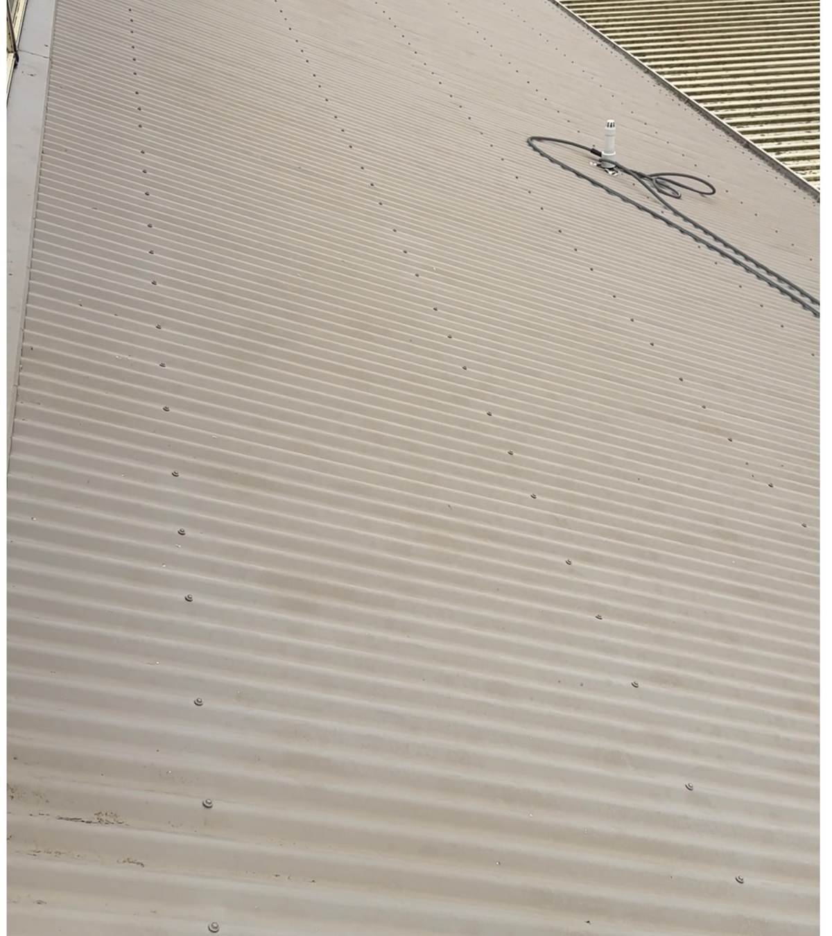 The same roof after our clean