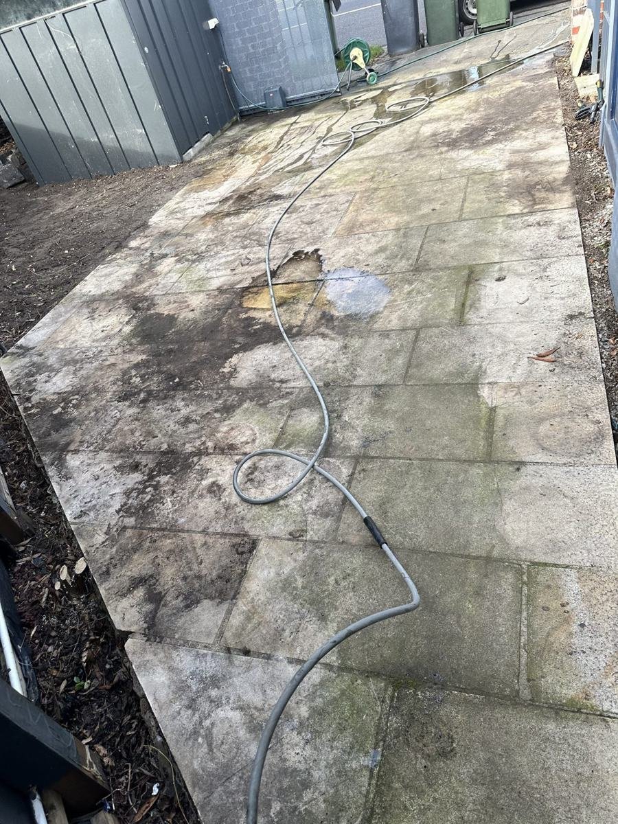 Before: the same paving