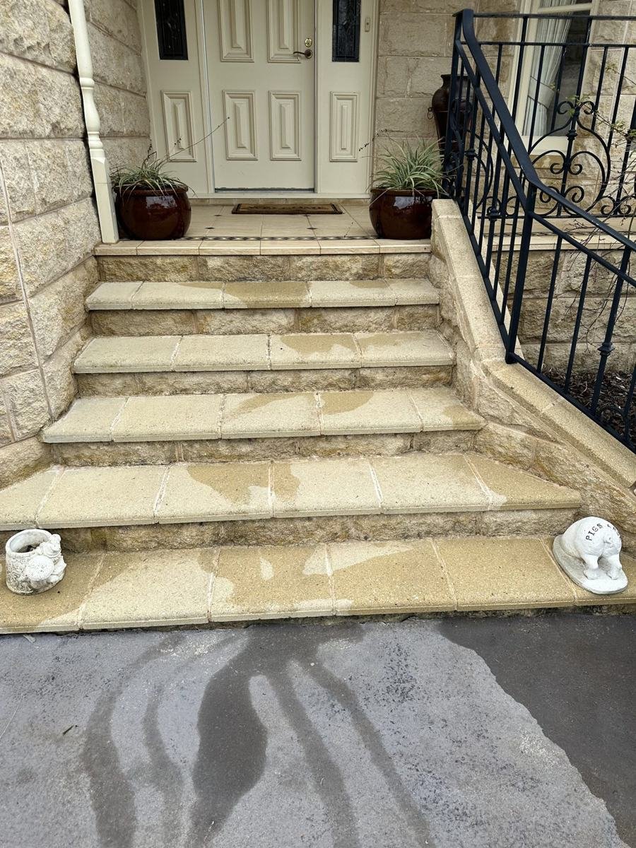 The same steps after the clean