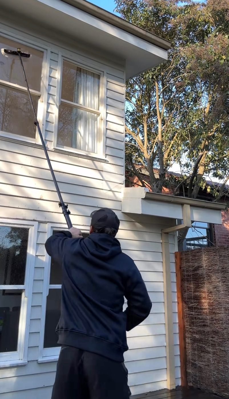 Cleaning a window